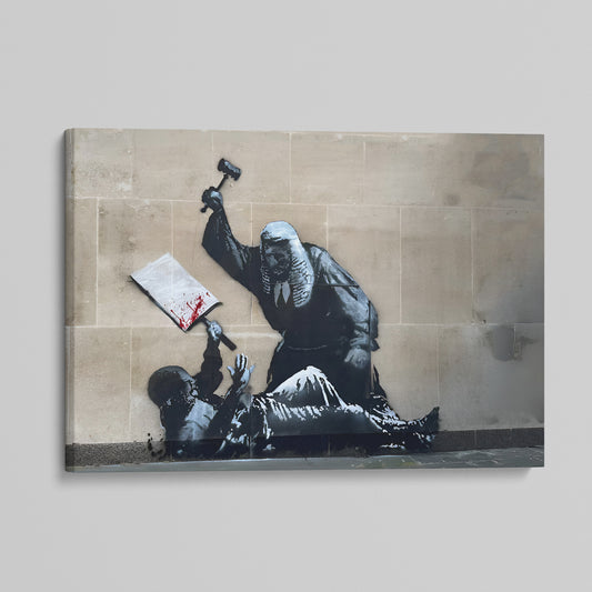 Banksy Royal Court of Justice Canvas