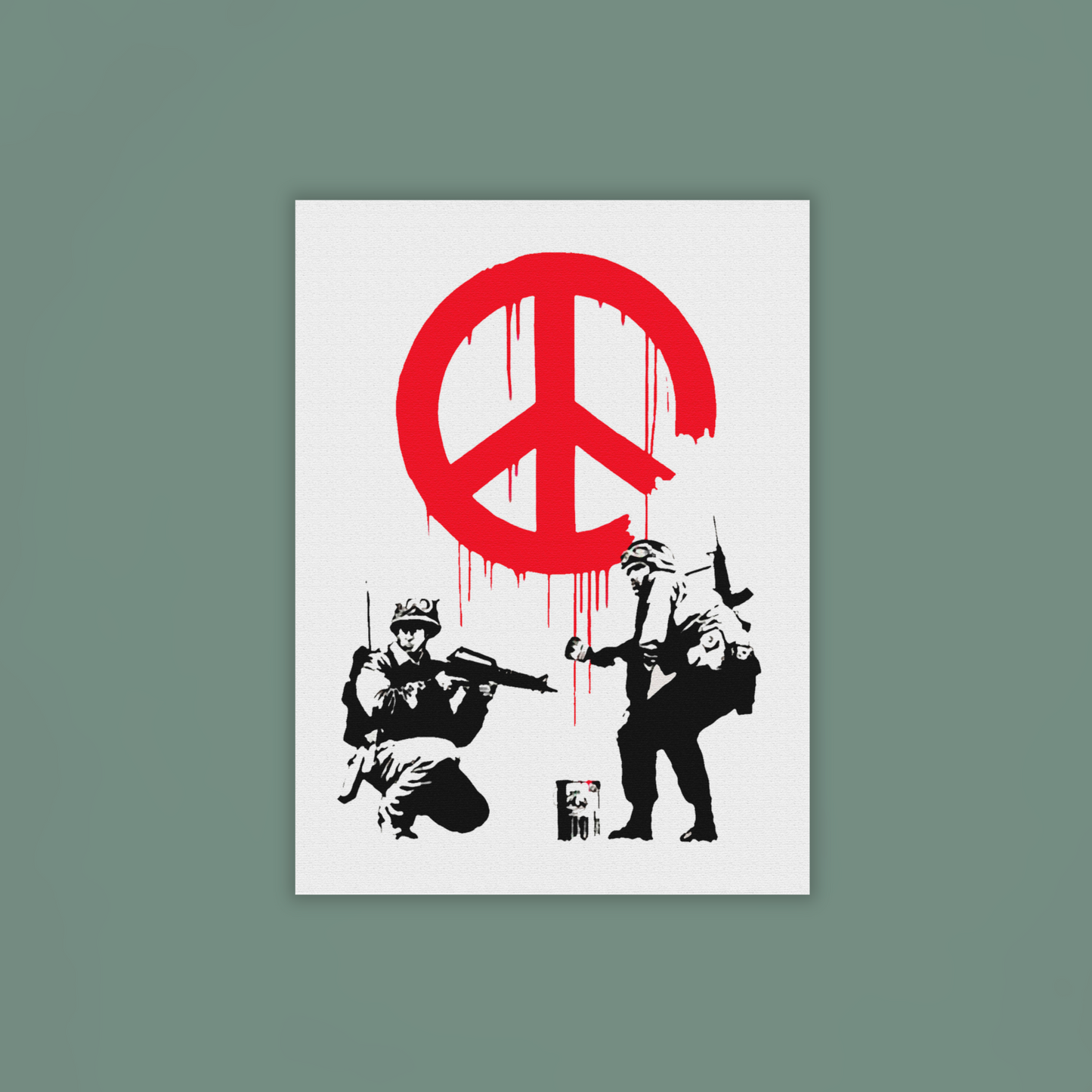 Banksy CND Soldiers Canvas