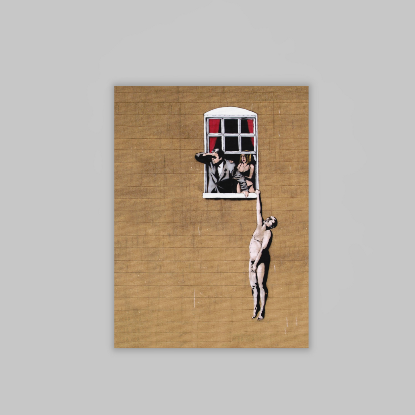 Banksy Hanging Man Canvas