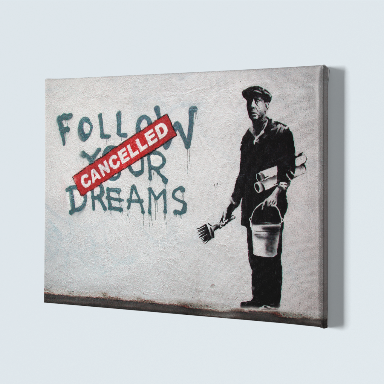 Banksy Cancelled Dreams Canvas