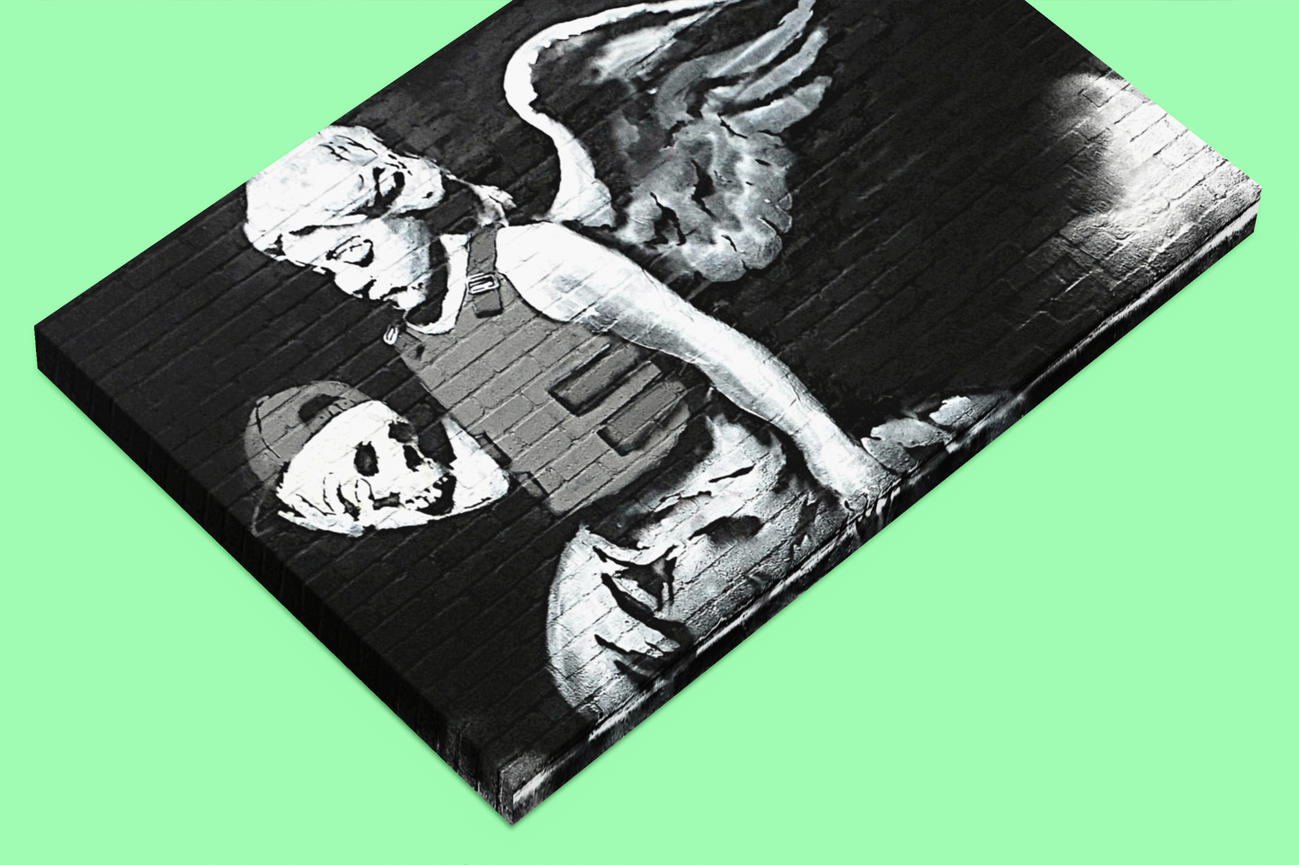 Banksy Cherub Canvas