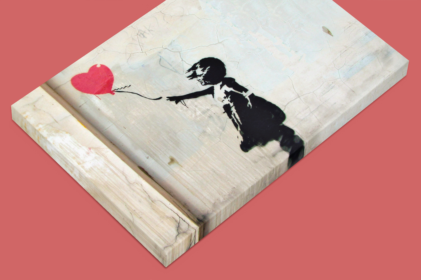 Banksy Canvas Red Balloon Girl