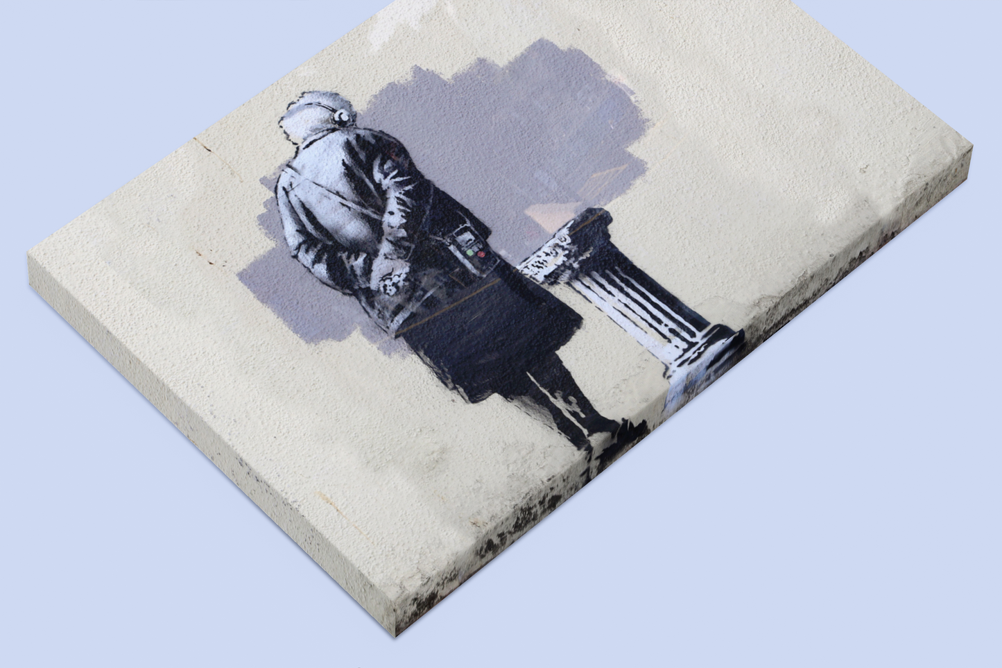 Banksy Folkestone Plinth Canvas