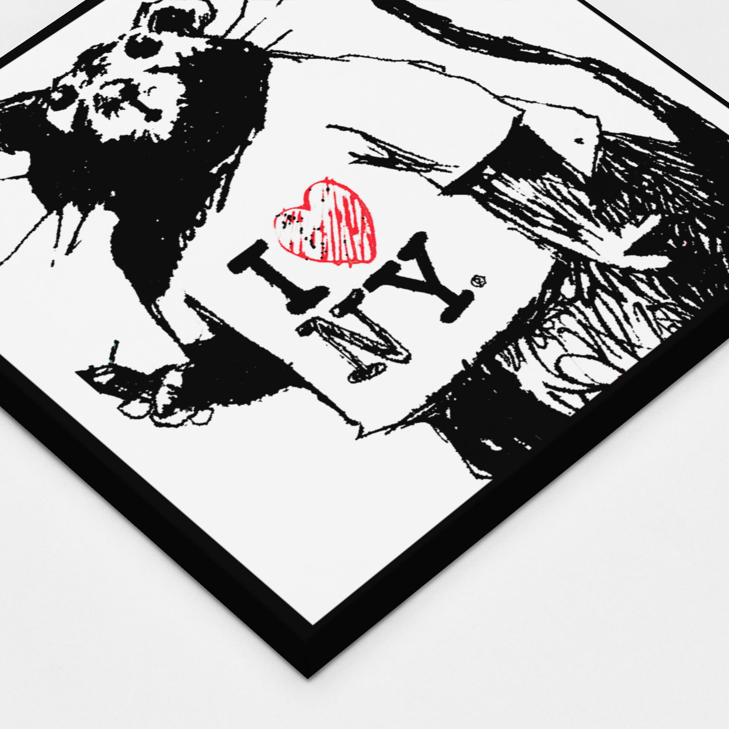 Banksy I Love NY Rat canvas