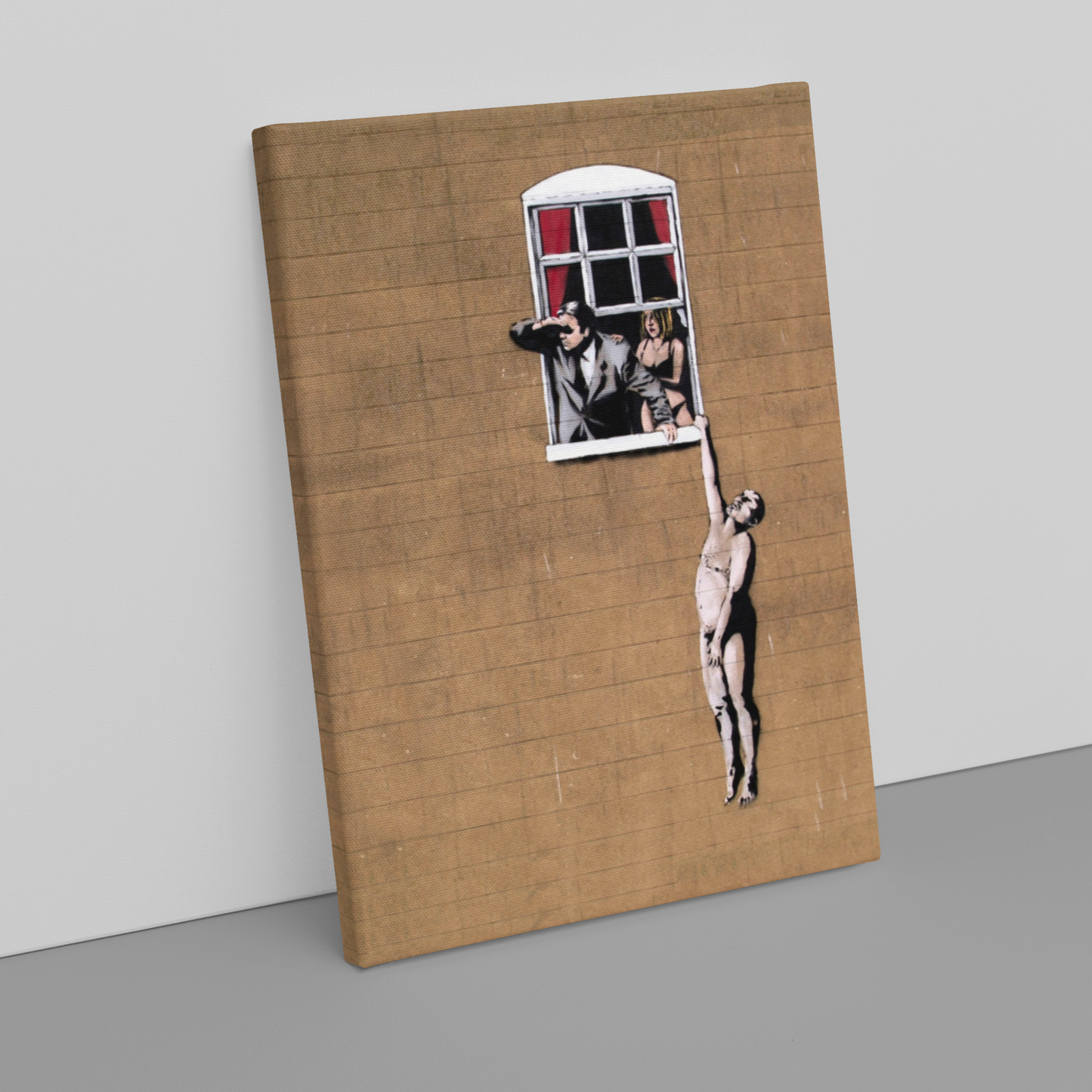 Banksy Hanging Man Canvas