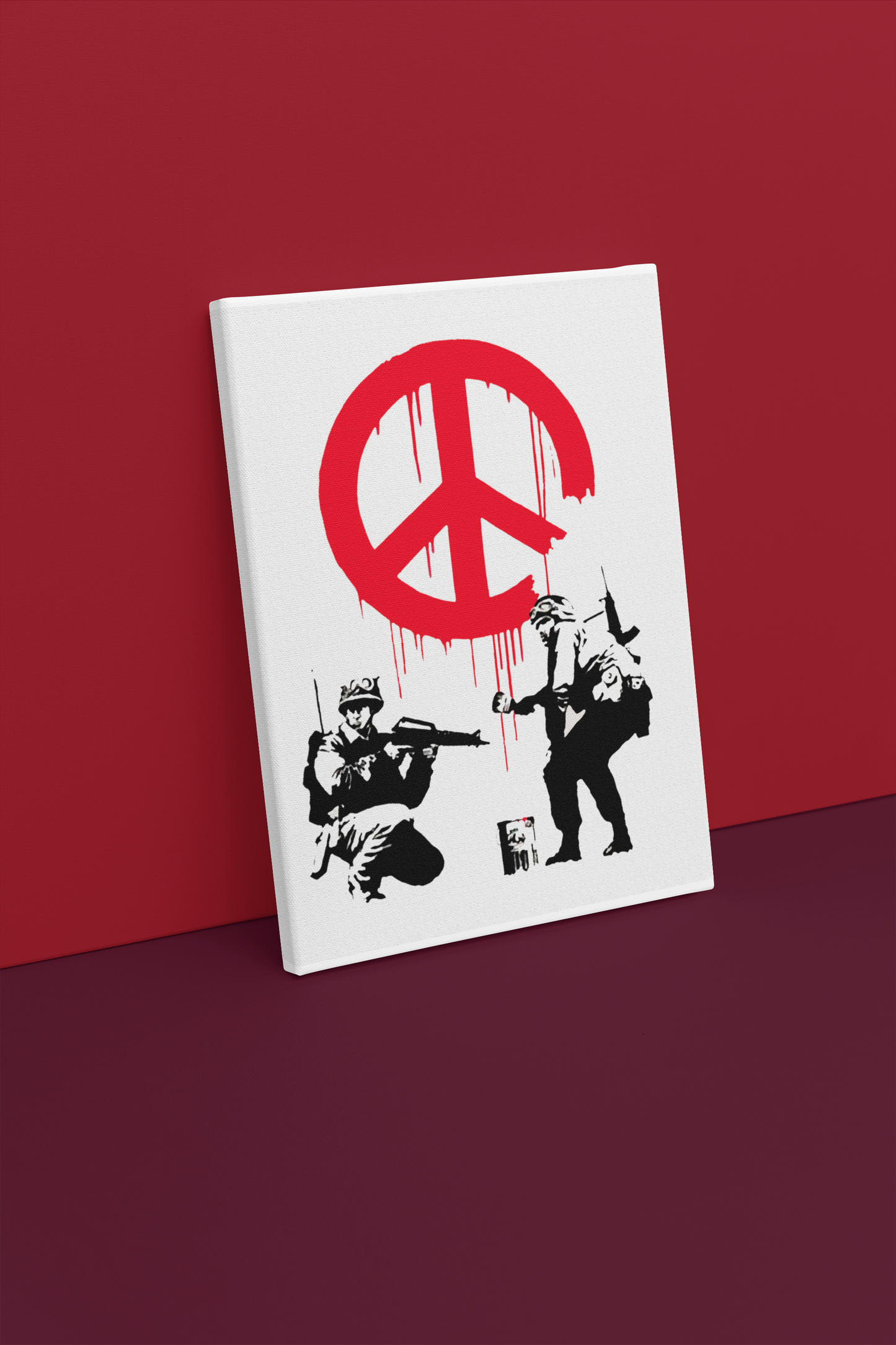 Banksy CND Soldiers Canvas