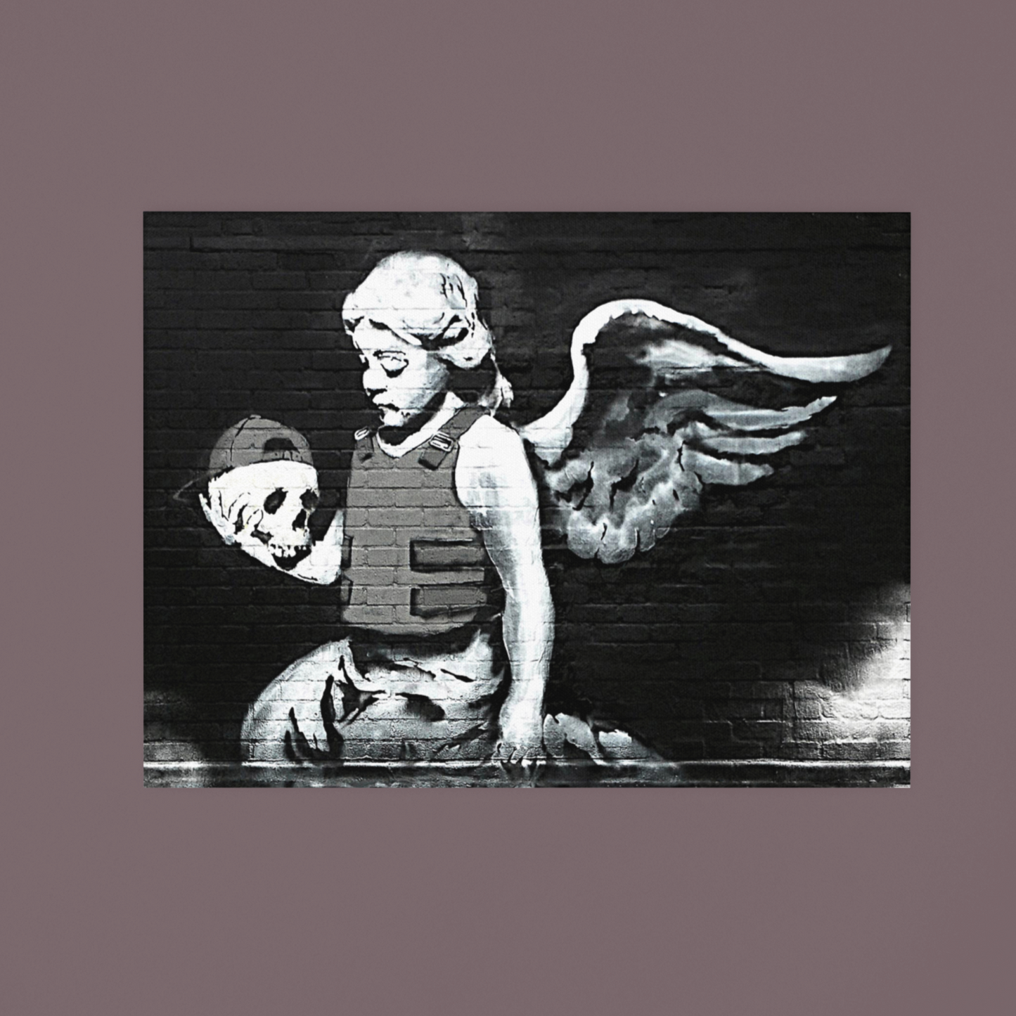 Banksy Cherub Canvas