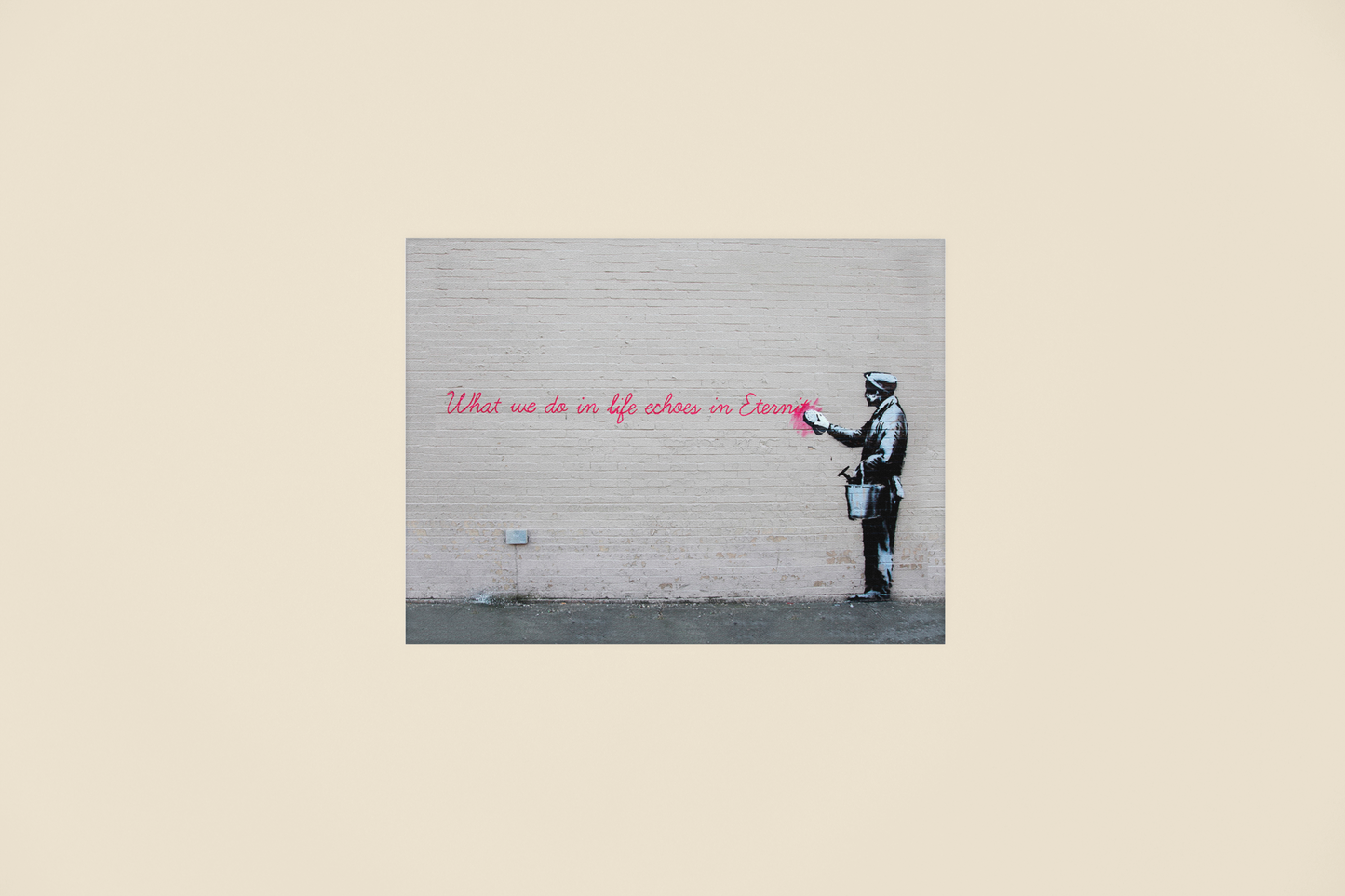 Banksy Echos in Eternity Canvas