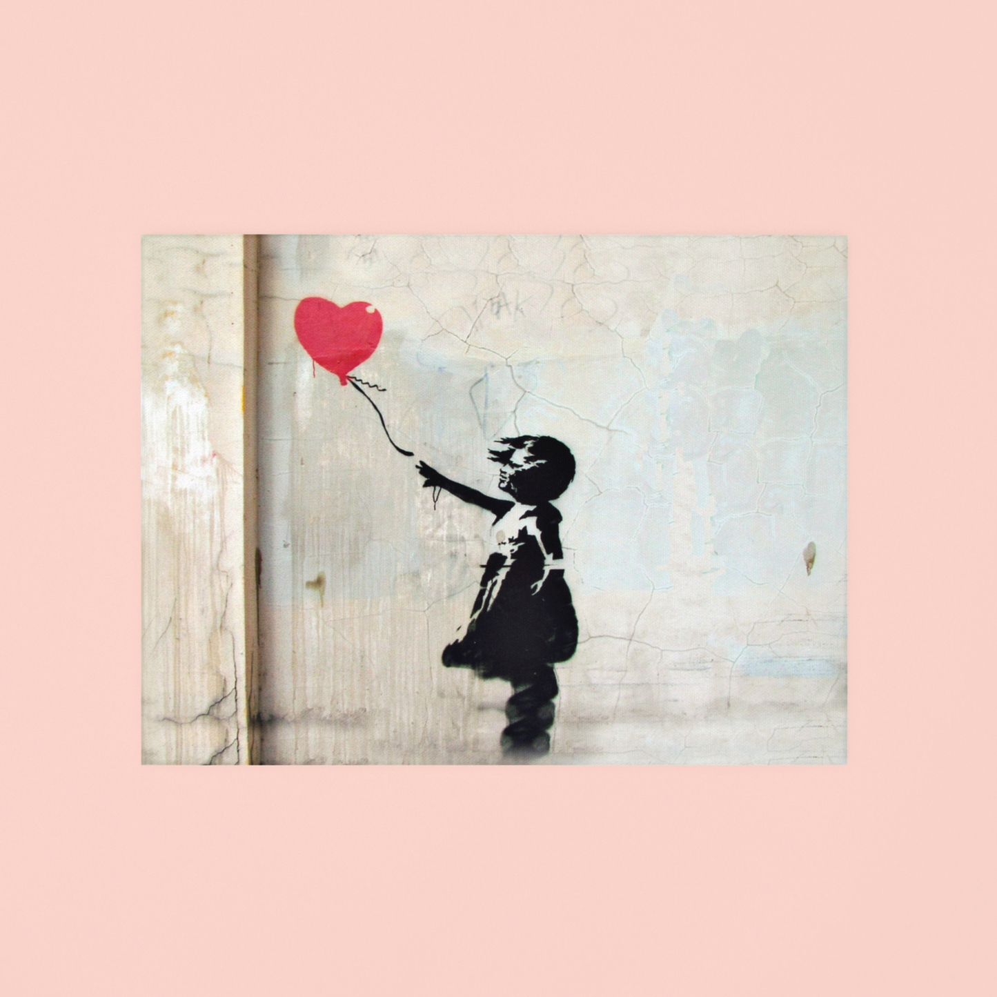 Banksy Canvas Red Balloon Girl