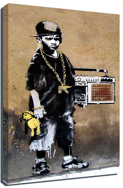 Banksy Beat Boy Canvas