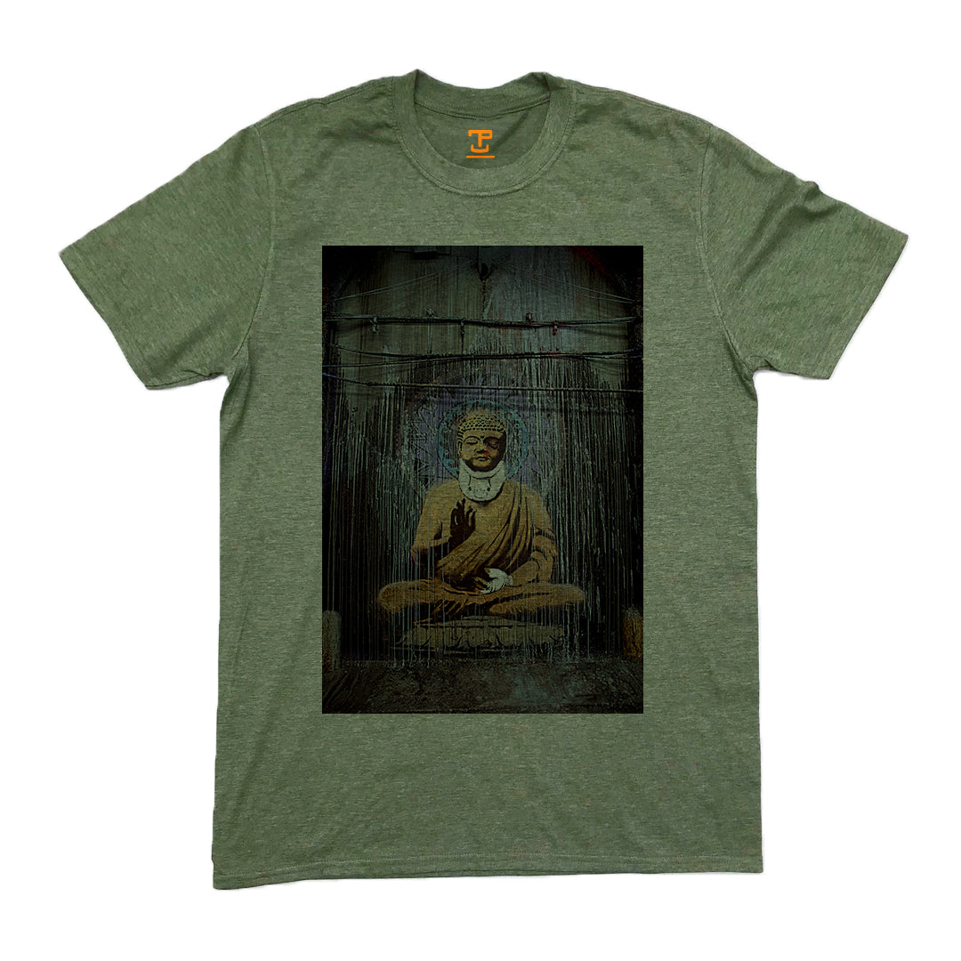 Banksy Buddha Mens T-Shirt