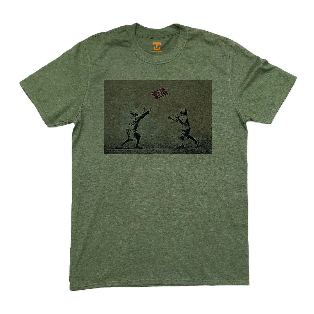 Banksy No Ball Games Mens T-Shirt