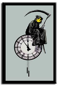 Banksy Reaper No1 Canvas