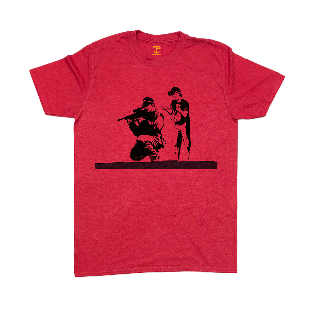 Banksy Marksman Mens T-Shirt