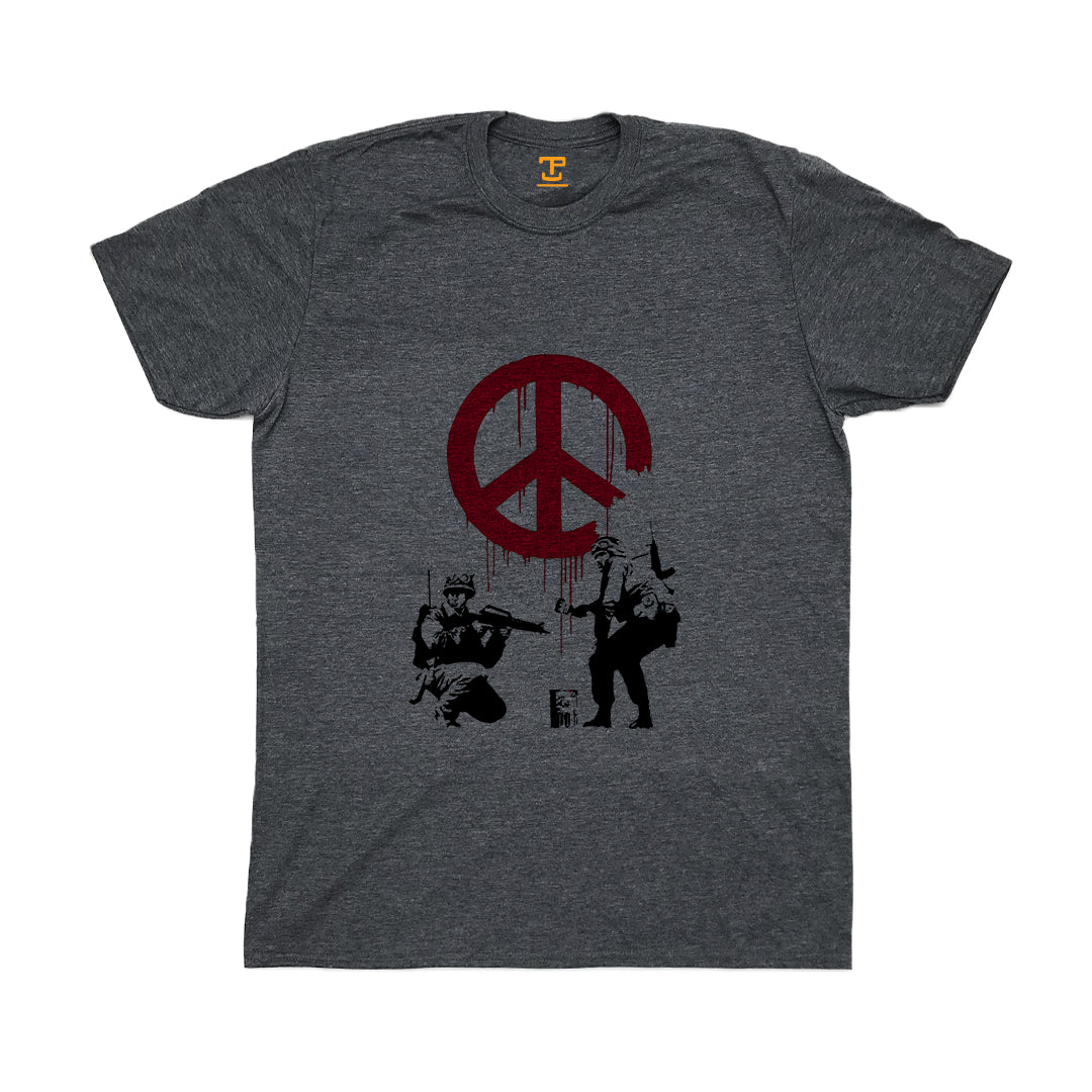 Banksy CND Soldiers Mens T-Shirt