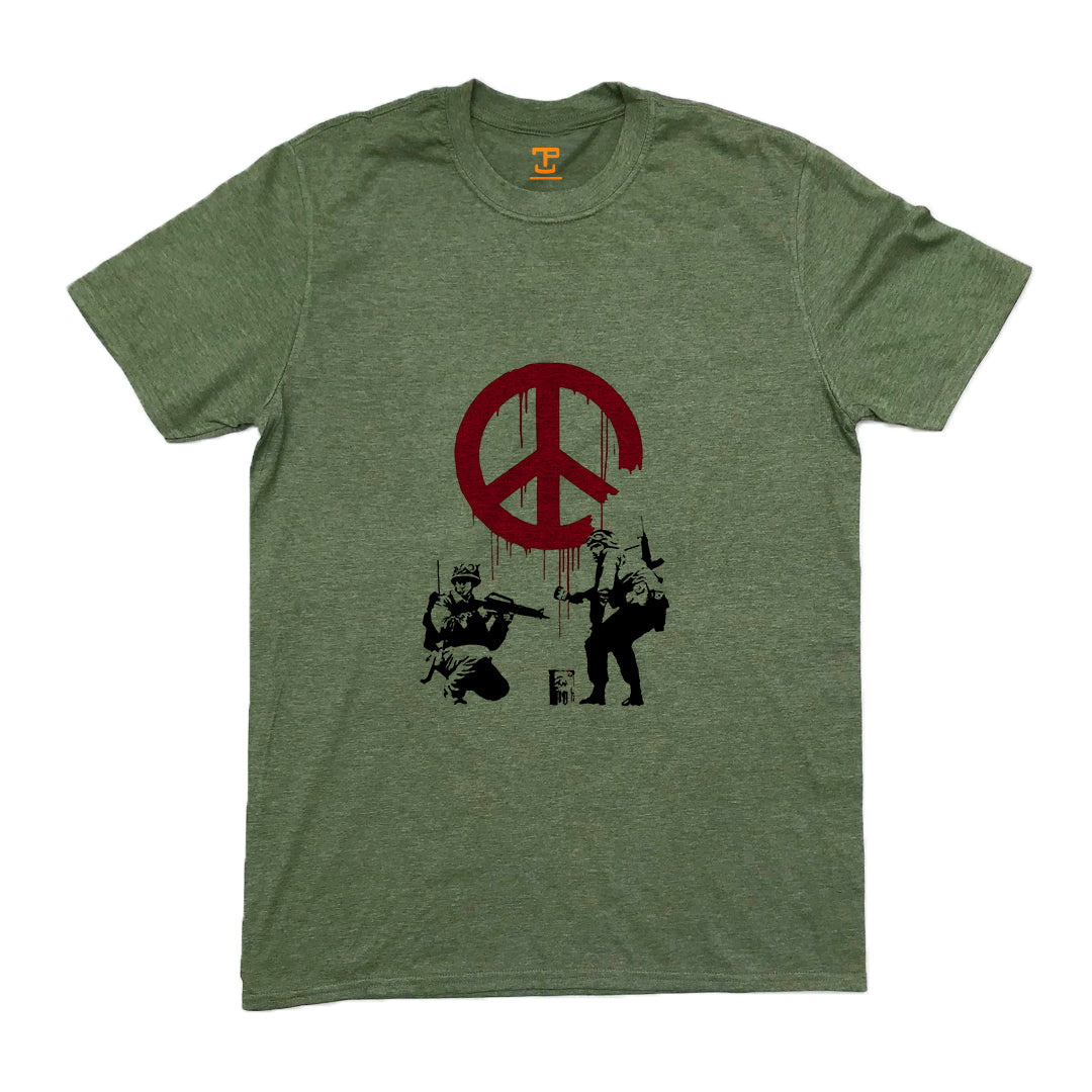 Banksy CND Soldiers Mens T-Shirt