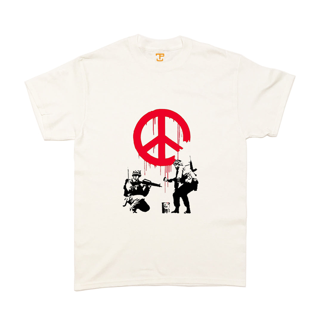 Banksy CND Soldiers Mens T-Shirt