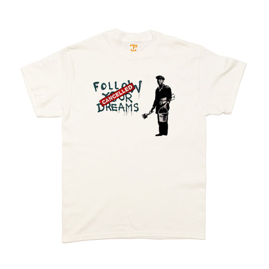 Banksy Dreams Are Canceled Mens T-Shirt