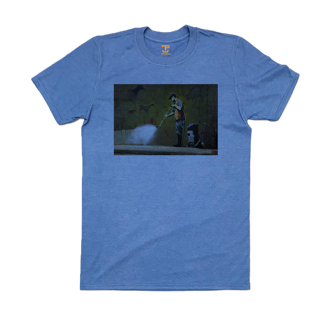 Banksy Cave Clean Mens T-Shirt