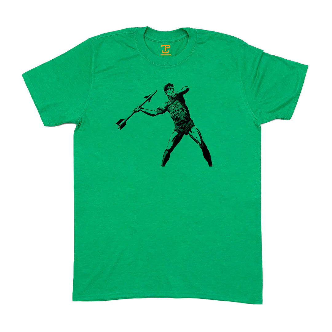 Banksy Olympic Javelin Mens T-Shirt