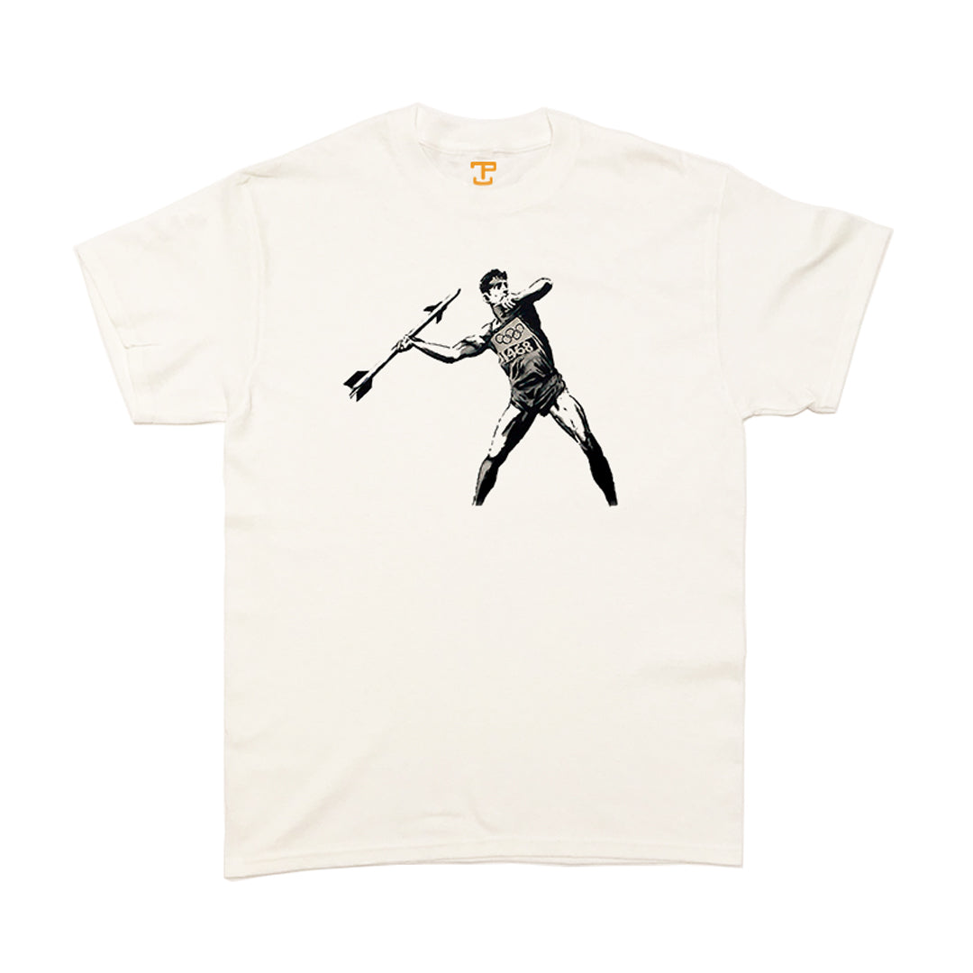 Banksy Olympic Javelin Mens T-Shirt