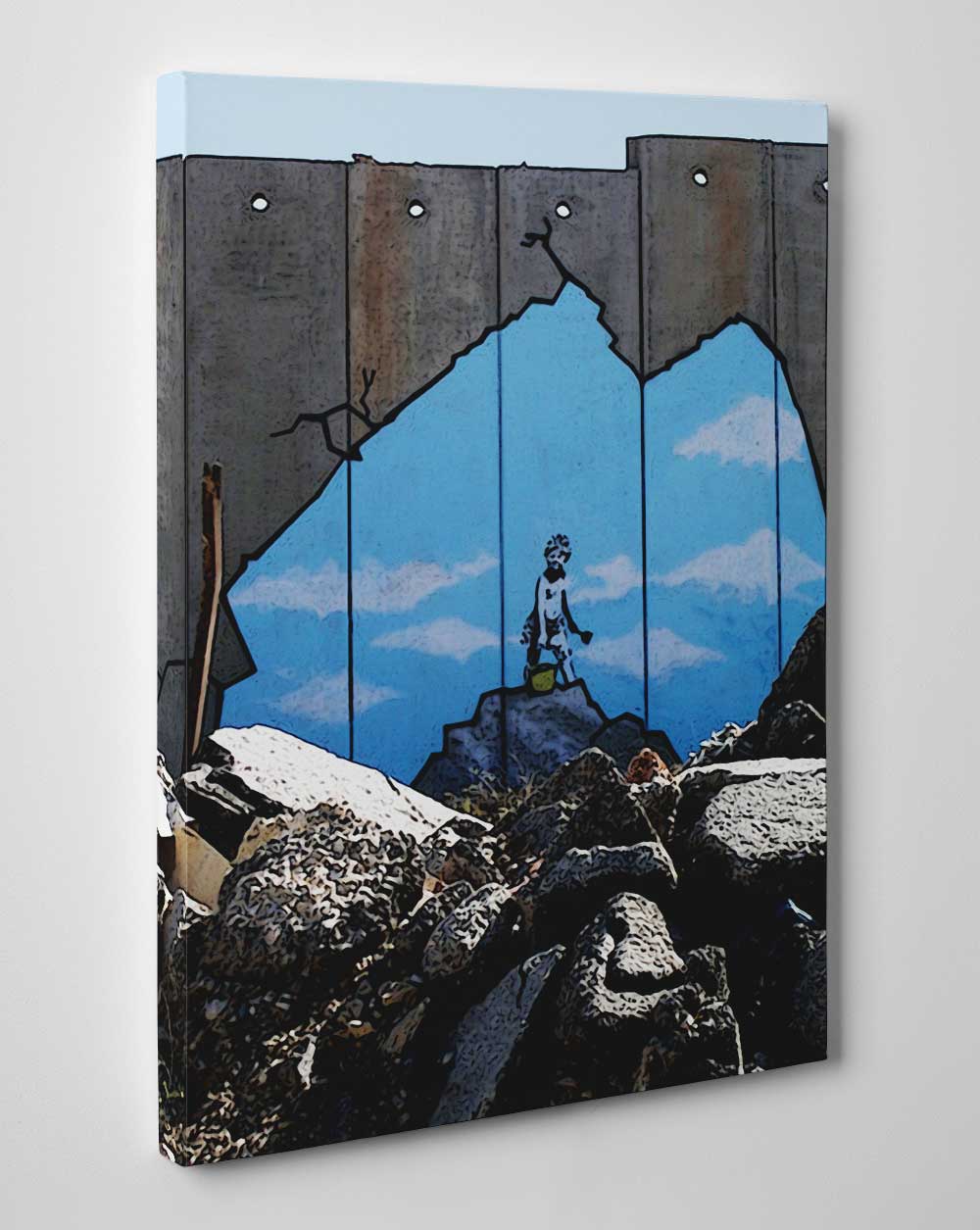 Banksy Beach Boy Canvas