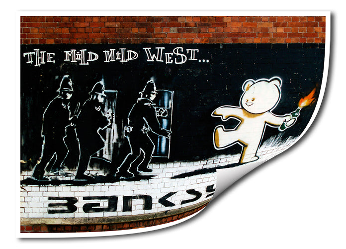 Banksy Mild Mild West Poster