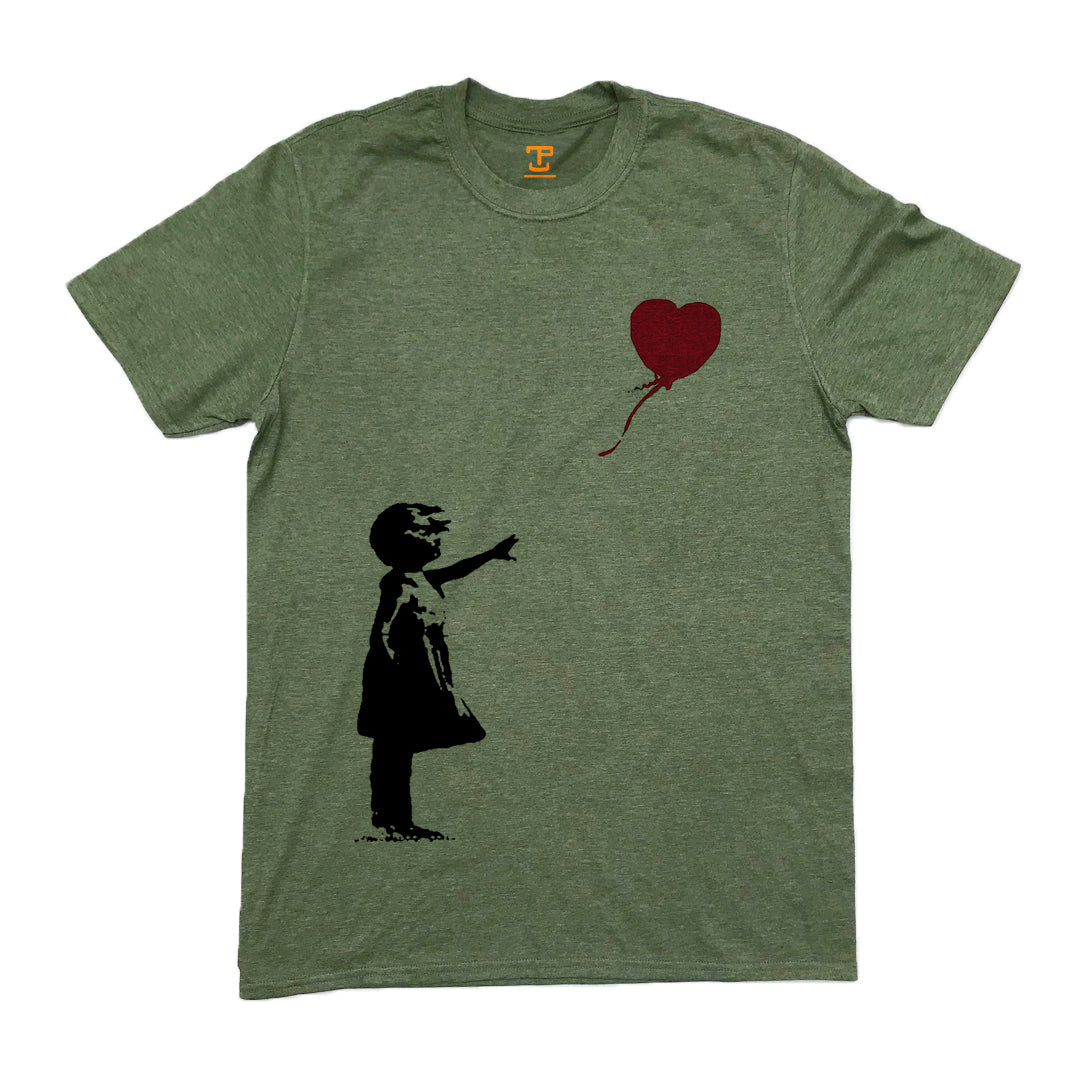 Banksy Balloon Girl Mens T-Shirt