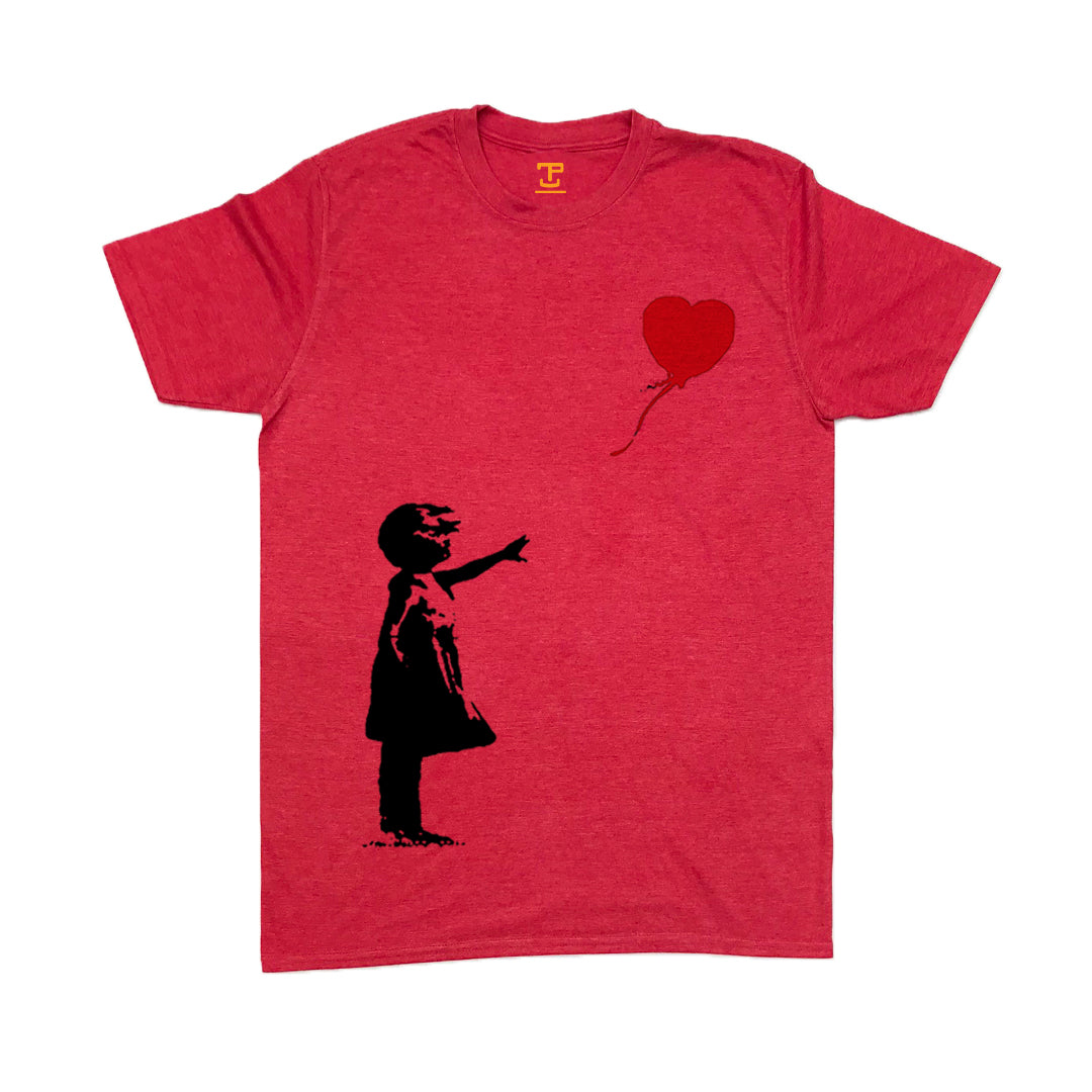 Banksy Balloon Girl Mens T-Shirt