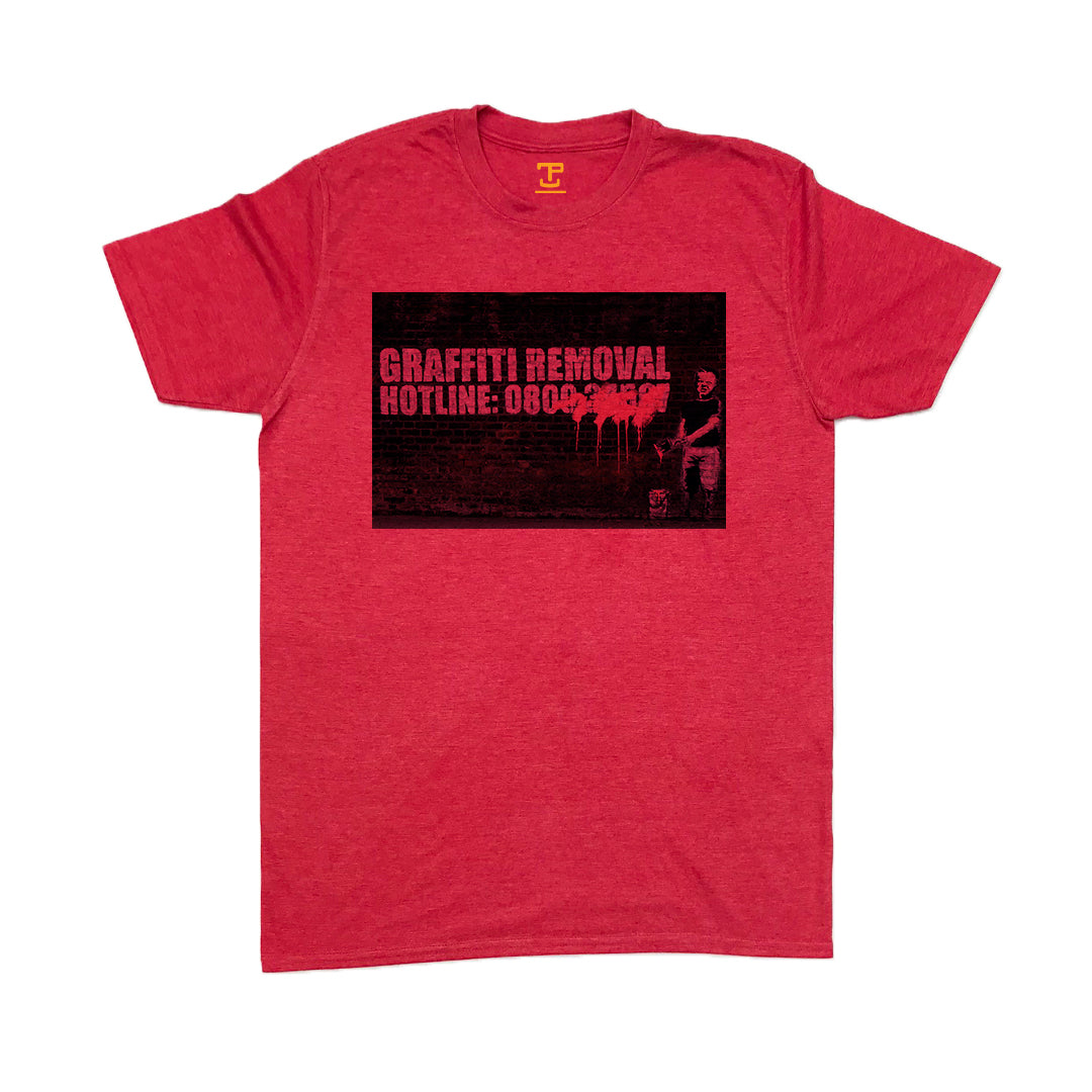 Banksy Graffiti Removal Mens T-Shirt