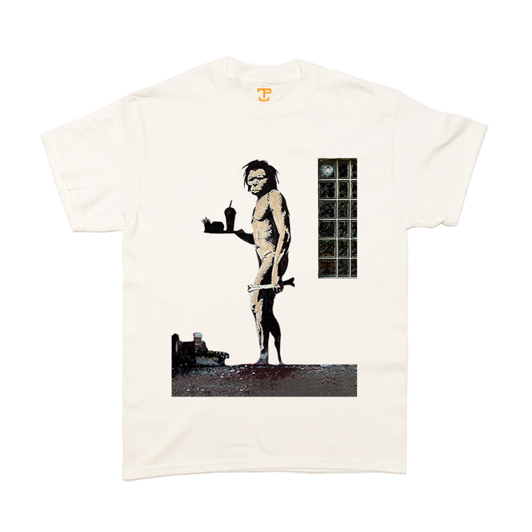 Banksy Caveman Mens T-Shirt