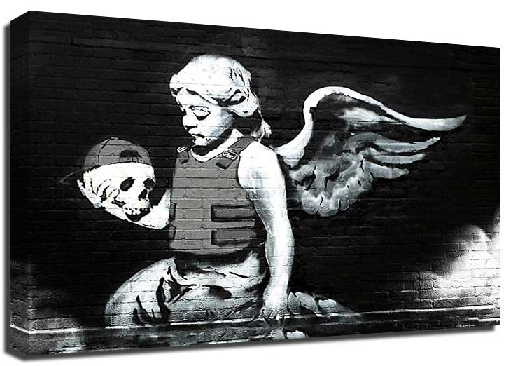 Banksy Cherub Canvas