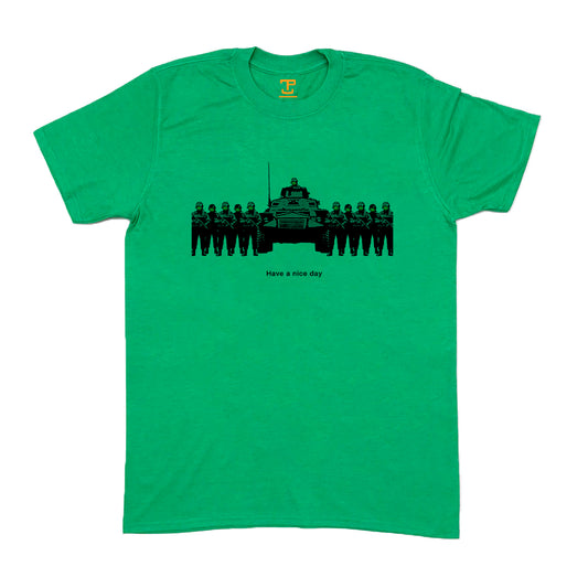 Banksy Have a Nice Day Mens T-Shirt