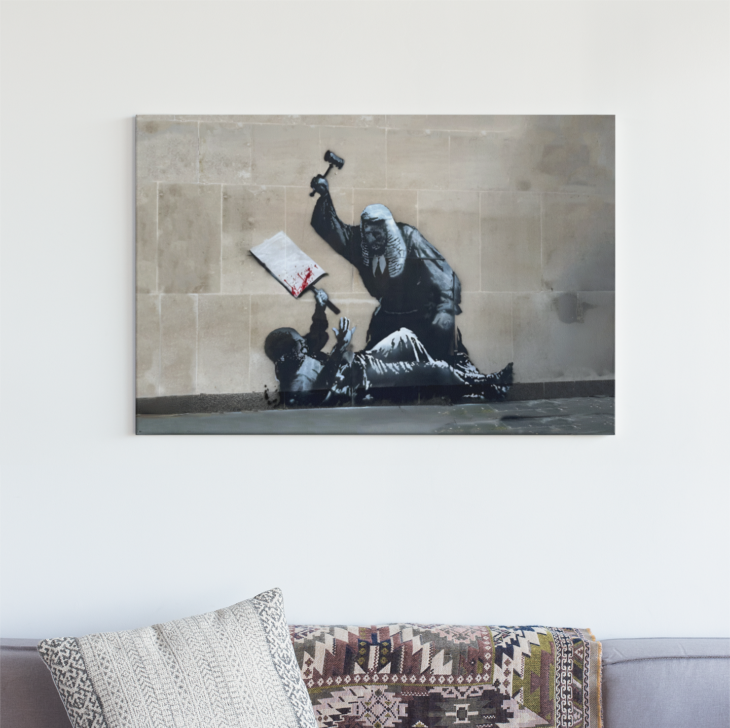 Banksy Royal Court of Justice Canvas