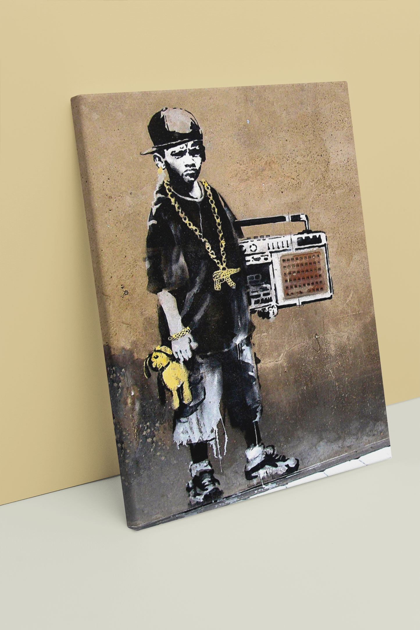 Banksy Beat Boy Canvas