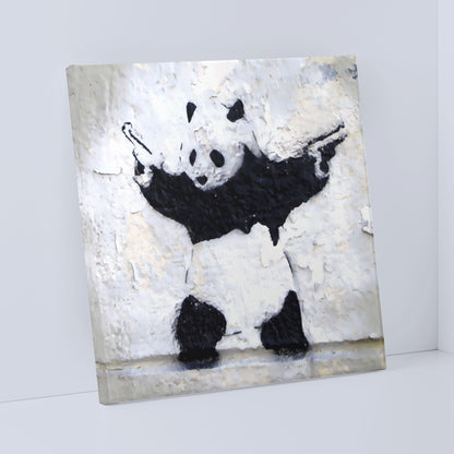 Banksy Canvas Panda Wall
