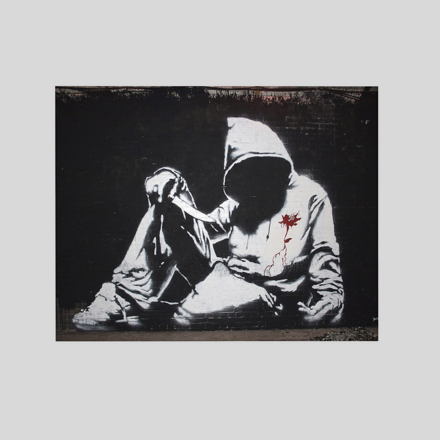Banksy Hoodie Canvas