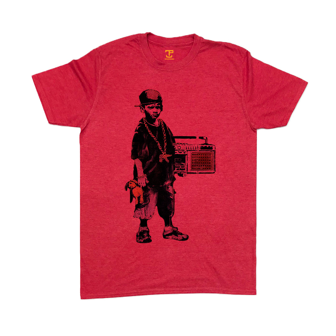 Banksy Beat Boy Mens T-Shirt