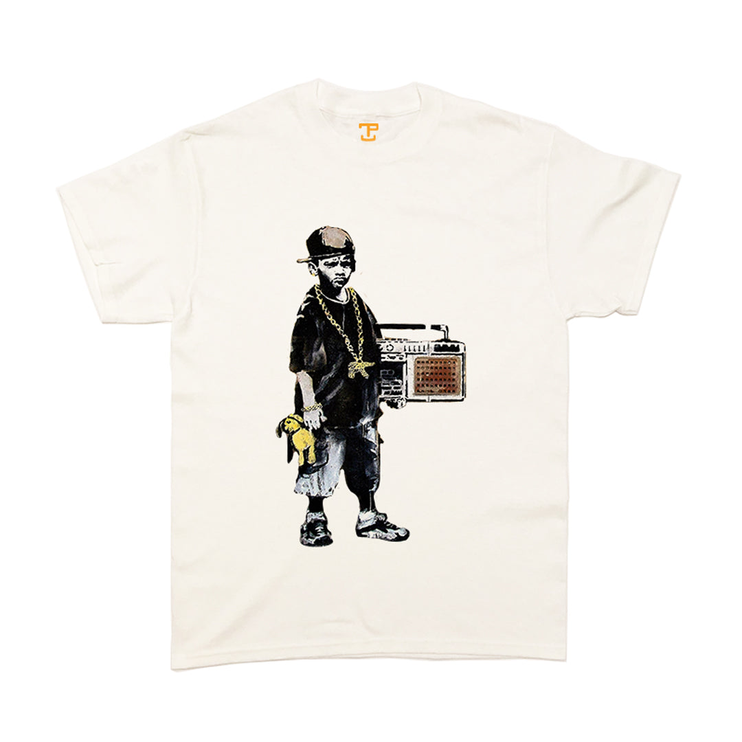 Banksy Beat Boy Mens T-Shirt