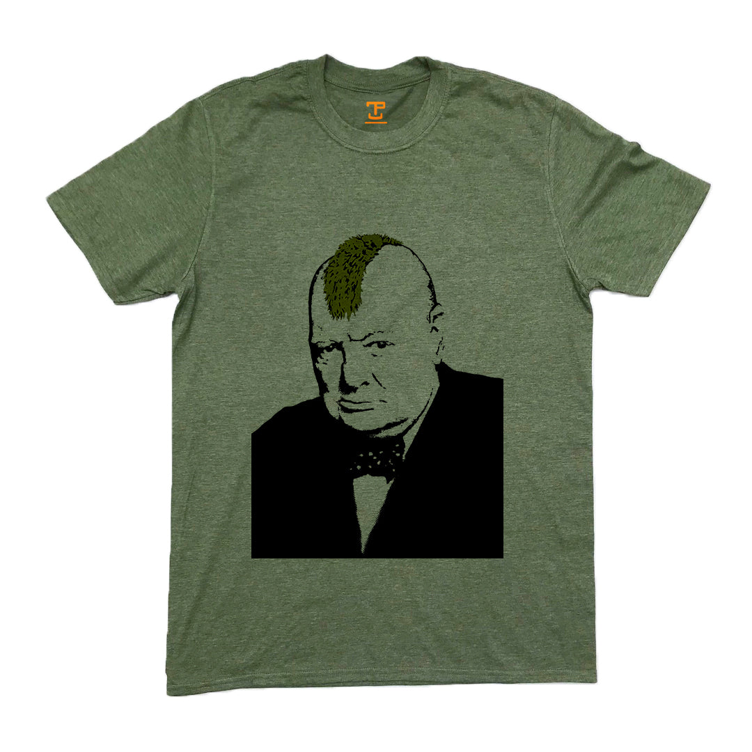 Banksy Churchill Mens T-Shirt