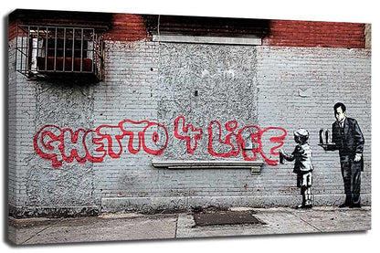 Banksy Ghetto Canvas