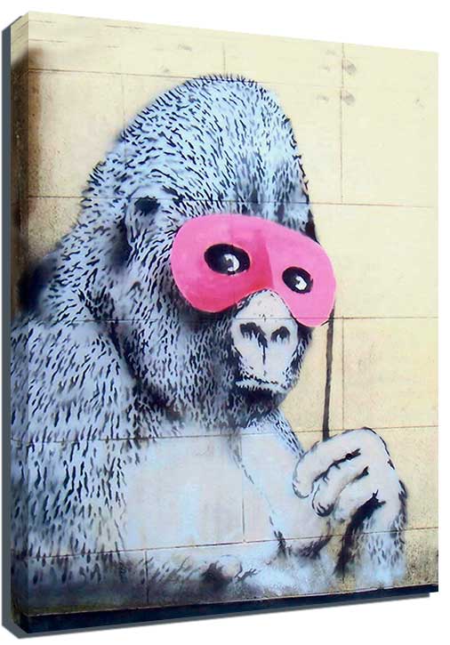 Banksy Gorilla Canvas