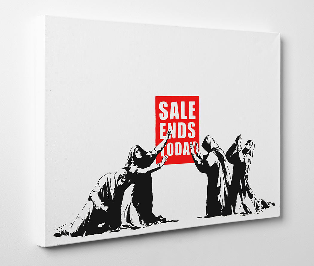 Banksy Sale Ends Today Canvas
