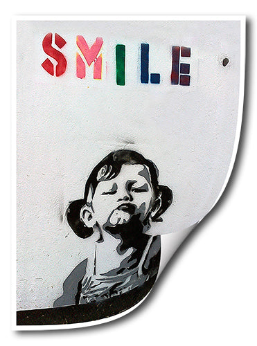 Banksy Smile Poster