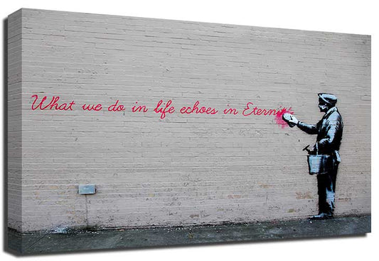 Banksy Echos in Eternity Canvas