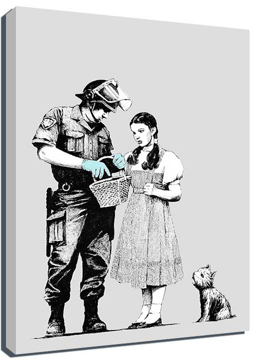Banksy Stop and Search Canvas
