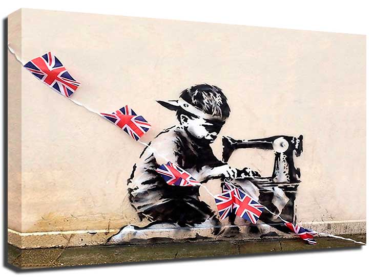 Banksy Jubilee Canvas