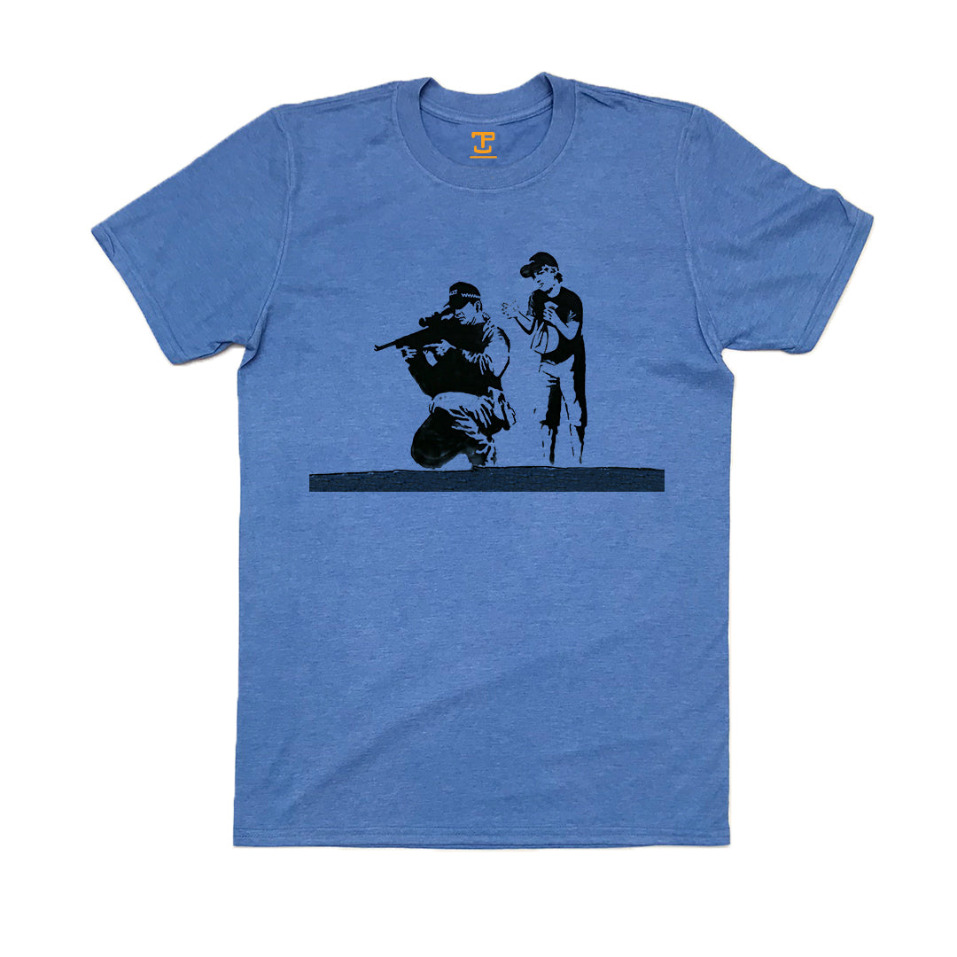 Banksy Marksman Mens T-Shirt