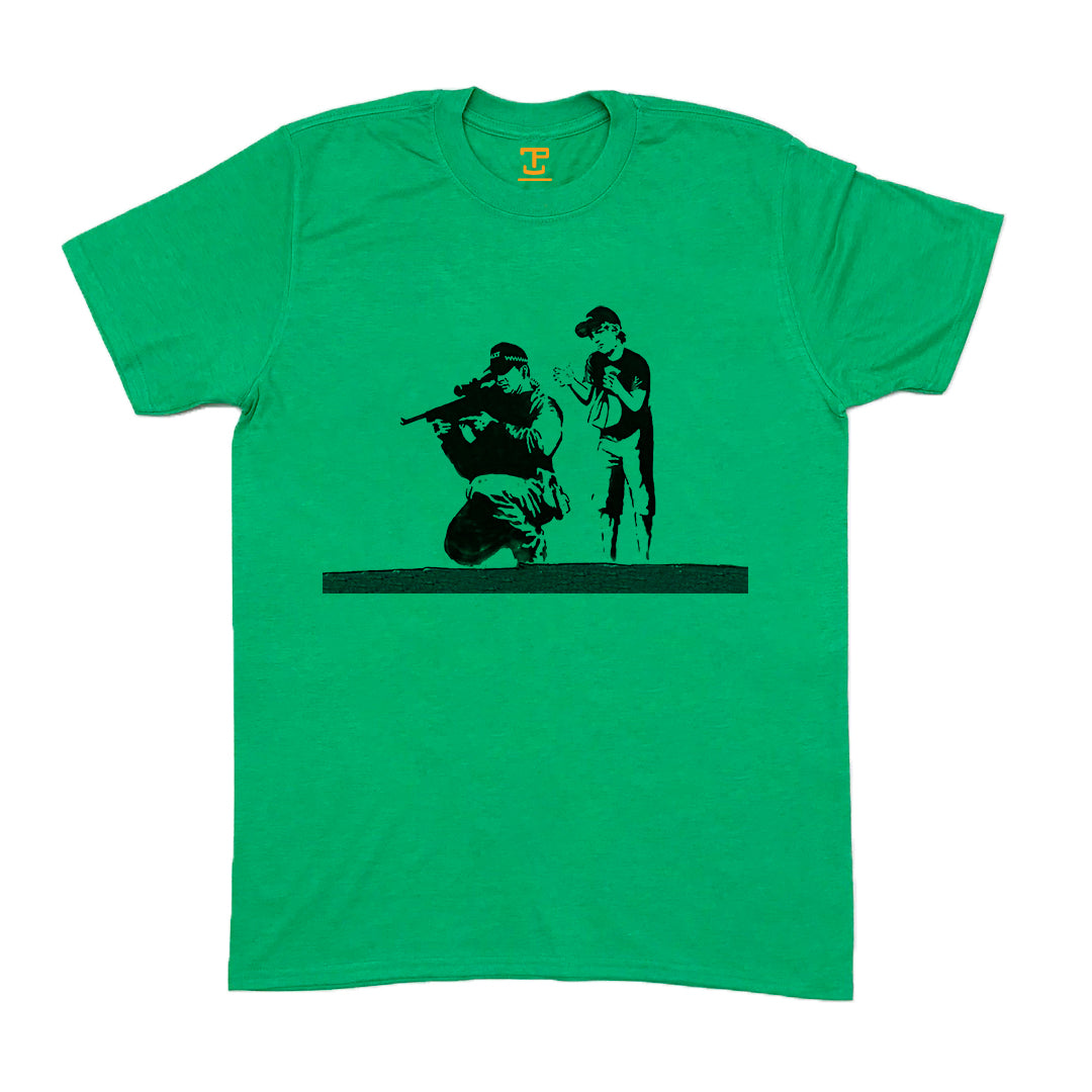 Banksy Marksman Mens T-Shirt