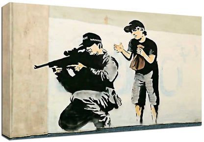 Banksy Sniper Canvas